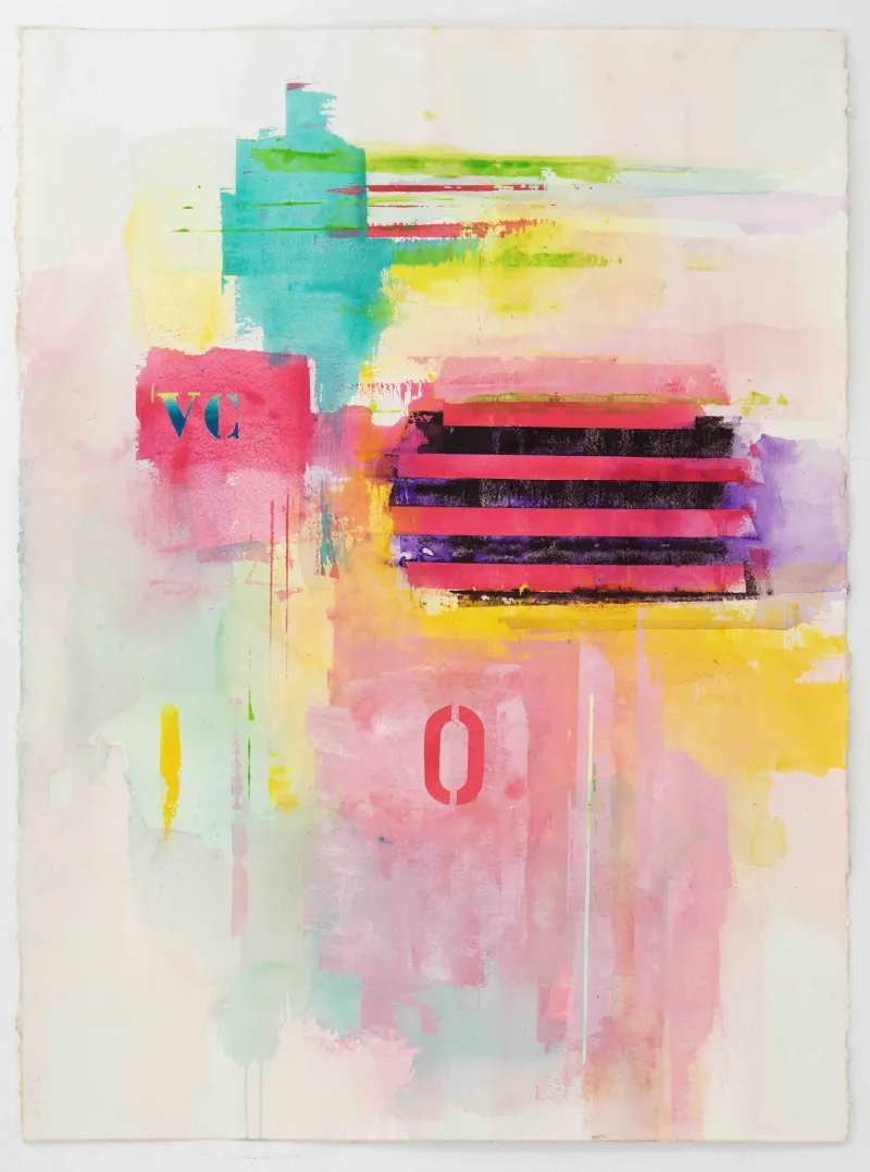 Untitled (296-13), Victor Costa, 2024, Acrylic on paper