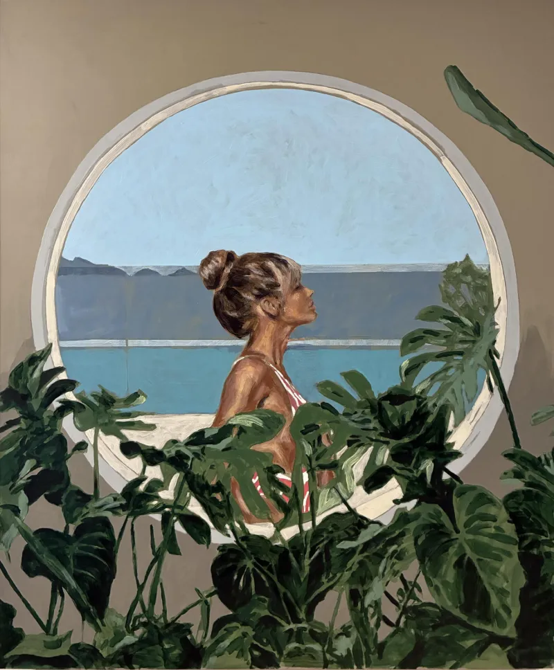 Untitled (301-07), Ana Cardoso, 2026, Acrylic and coloured pencil on MDF