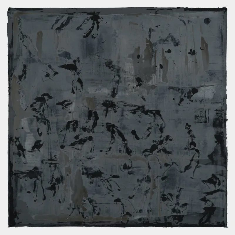 Paysage onirique, Jean Pierre Porcher, 2018, Acrylic on canvas