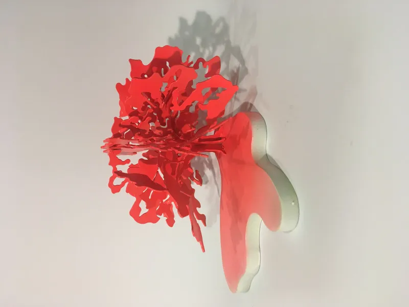 Untitled, Miguel Ponticu, Painted steel sculpture