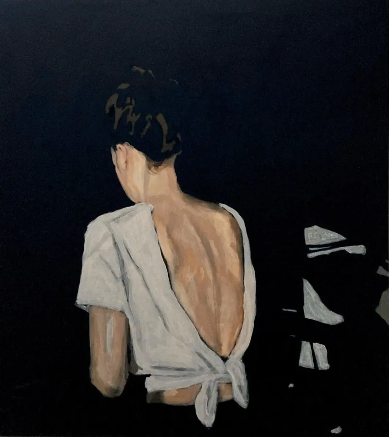 Untitled (260-09), Ana Cardoso, 2023, Acrylic with graphite on MDF