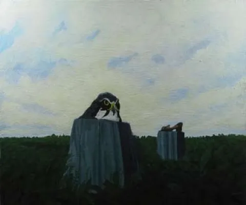 Hawks Foot, Terence Tarsnane, 1973, Oil on canvas
