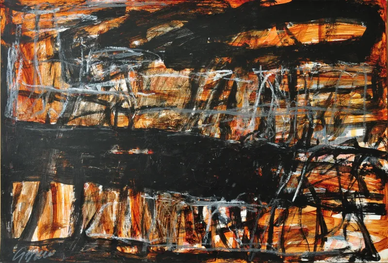 Untitled (131-05), González Bravo, 2013, Oil on cardboard