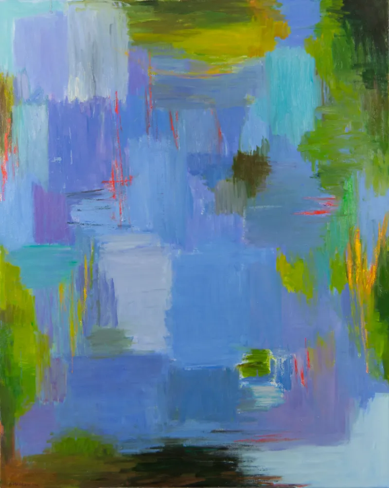 A.P.26-695 (Monet's Pond), Branislav Mihajlović, 2026, Oil on canvas
