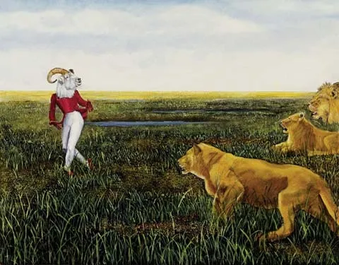 Not a good idea…, Margarida Kendall, 2007, Oil on cardboard
