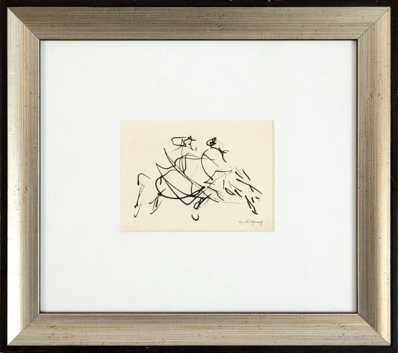 Untitled (300-21), Moita Macedo, India ink on paper