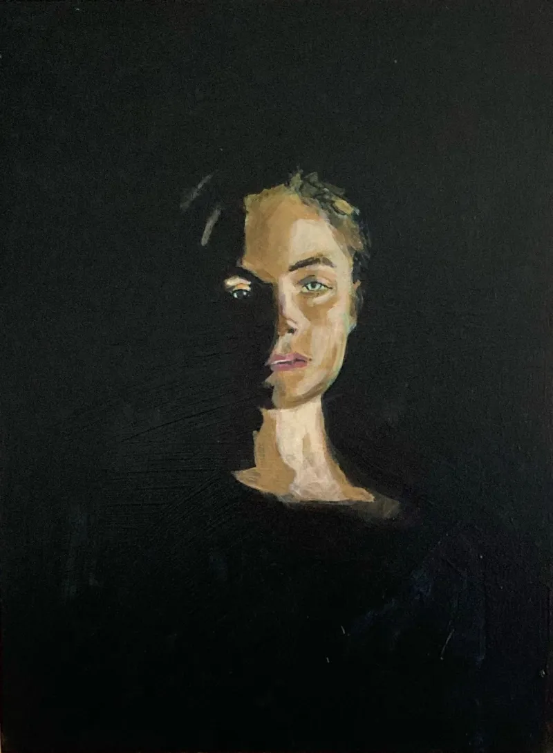 Untitled (260-16), Ana Cardoso, 2023, Acrylic with graphite on MDF