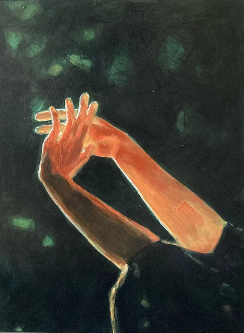 Untitled (260-17), Ana Cardoso, 2023, Acrylic with graphite on MDF