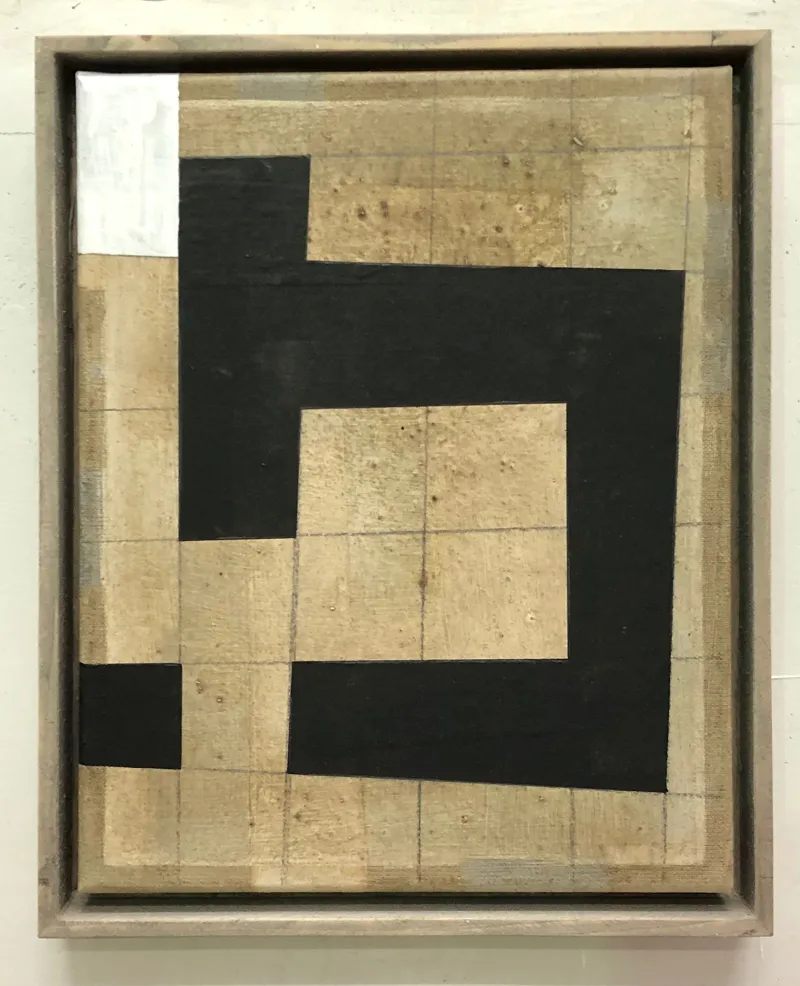 La Frontera de la Inquietud (262-28), Gustavo Mendez-Lizka, 2023, Mixed media on canvas