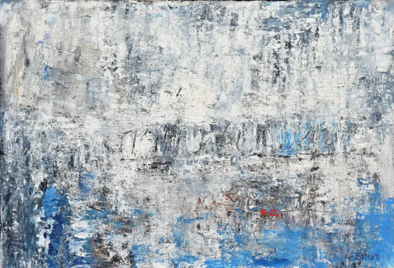 Untitled (249-03), González Bravo, 2022, Oil on cardboard