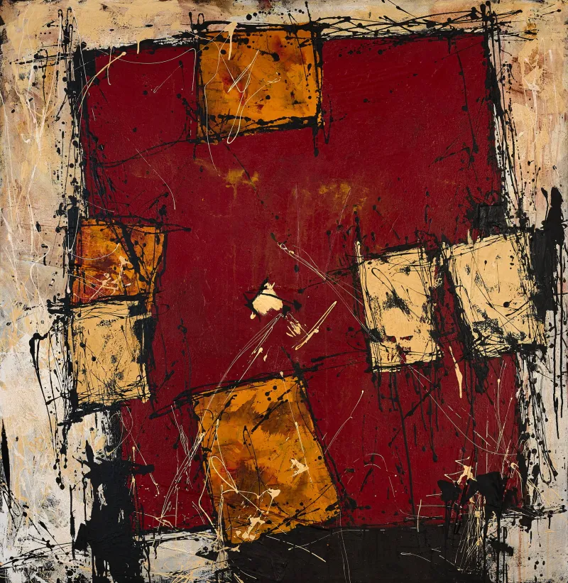 Untitled (292-10), Nuno Santiago, 2025, Mixed media on canvas