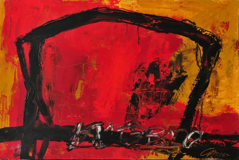 Untitled (131-03), González Bravo, 2013, Oil on cardboard