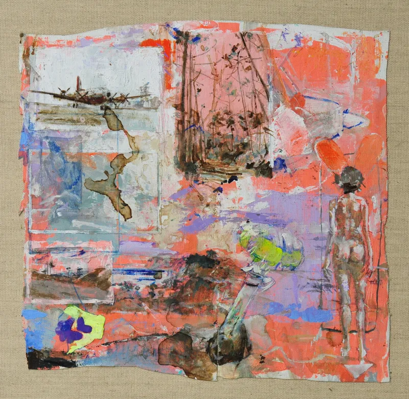 Untitled (133-18), João Cristóvão, 2013, Mixed media on canvas
