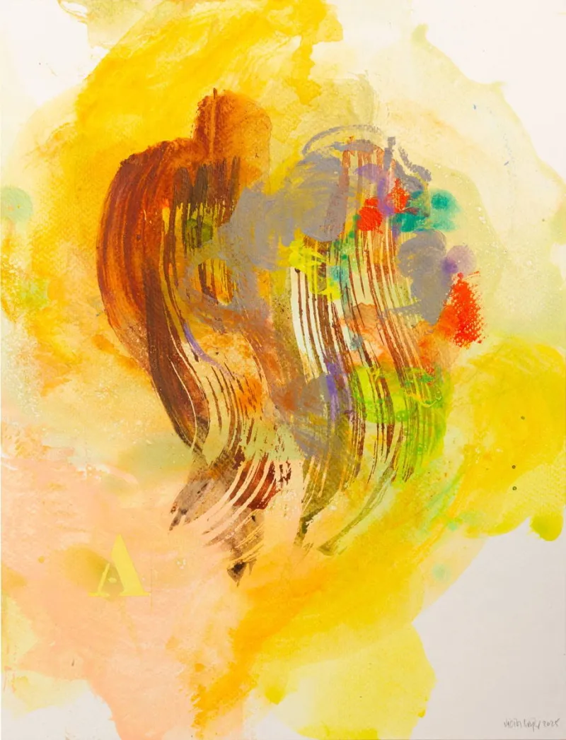 Untitled (296-23), Victor Costa, 2025, Acrylic on paper