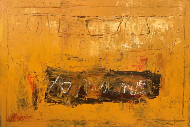 Untitled (P104-22), González Bravo, 2019, Oil on paper