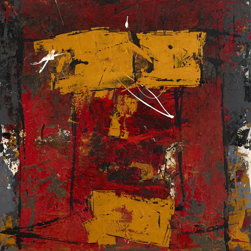 Untitled (292-13), Nuno Santiago, 2025, Mixed media on canvas