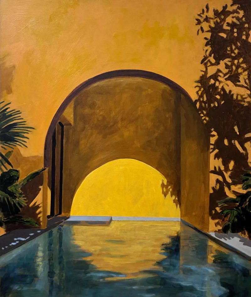 Untitled (301-15), Ana Cardoso, 2026, Acrylic on wood panel