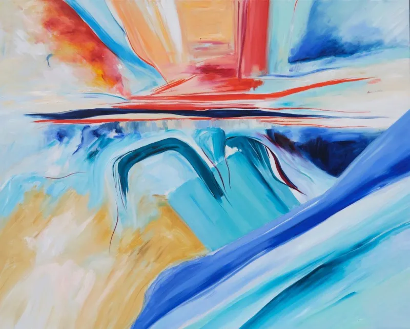 Ser-paisagem XI, Ana Sério, 2022, Oil on canvas
