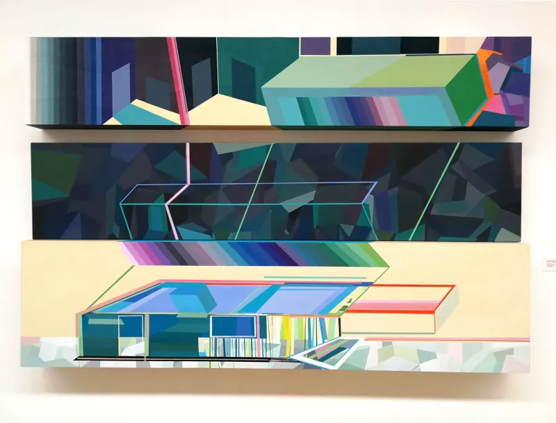 Ar livre #8, Ana Pais Oliveira, 2018, Mixed media on canvas